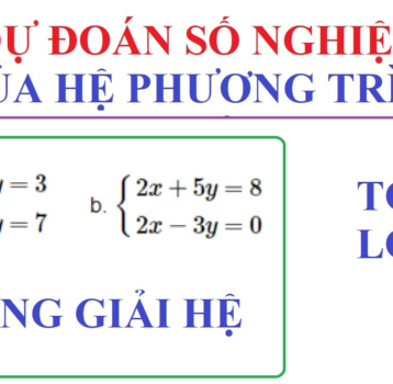 Số Nghiệm của Phương Trình: Từ Cơ Bản đến Nâng Cao